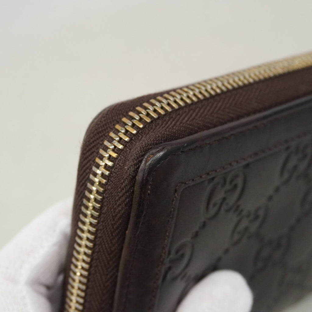 Web Zip Around Wallet Guccissima Leather