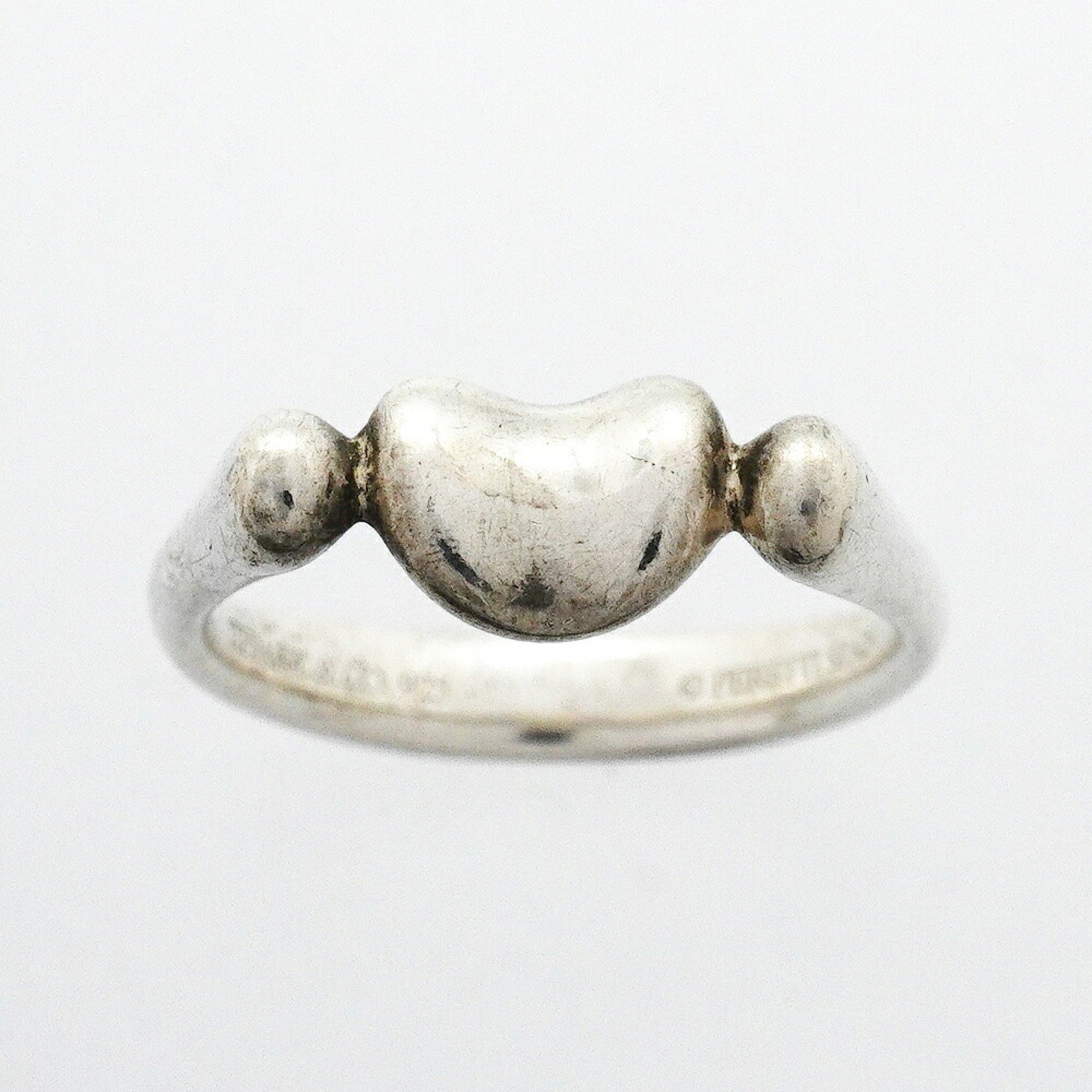Bean Ring Sterling Silver
