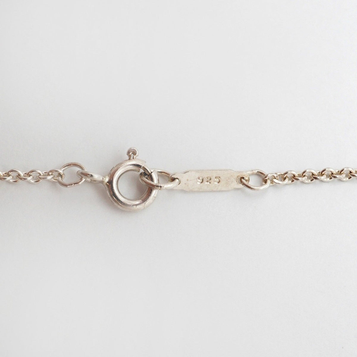 Ribbon Pendant Necklace Sterling Silver