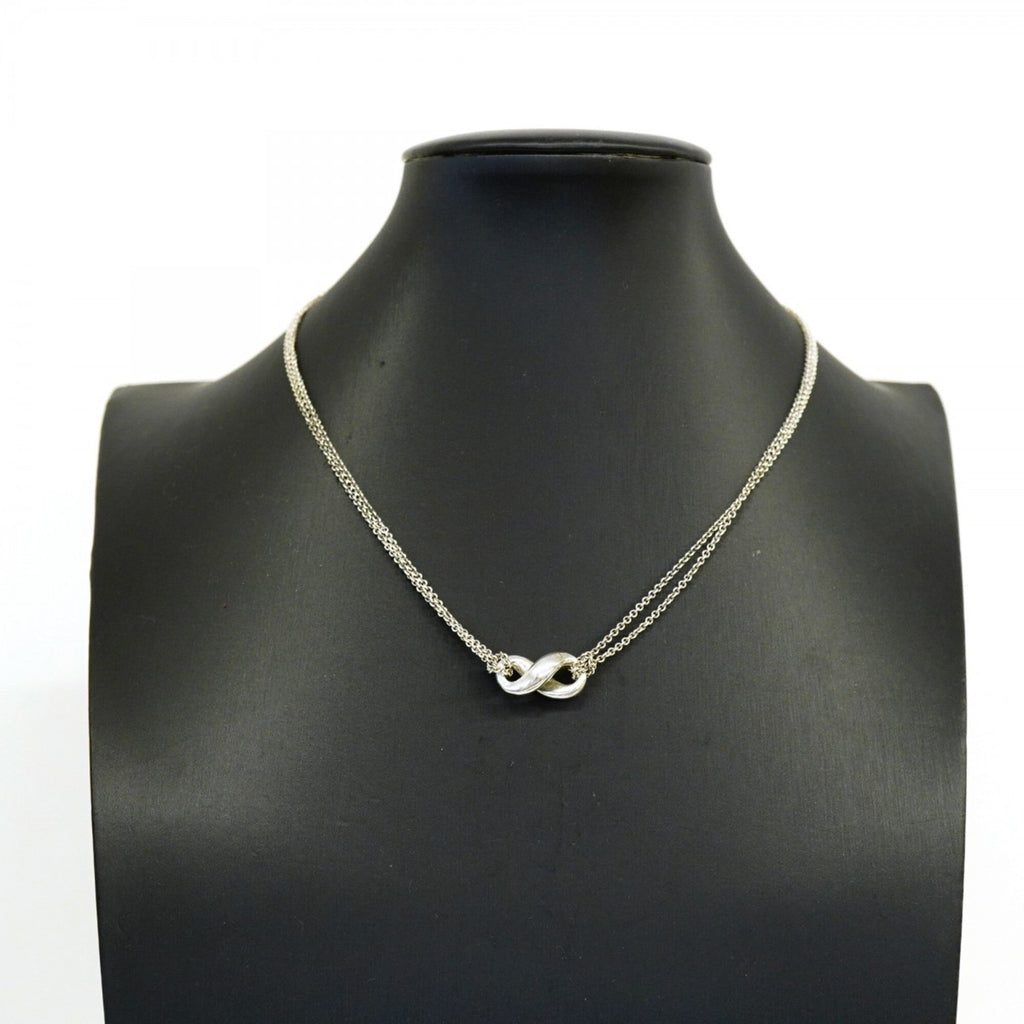 Infinity Pendant Necklace Sterling Silver