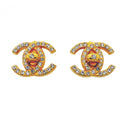 CC Logo Turnlock Clip-On Earrings Metal