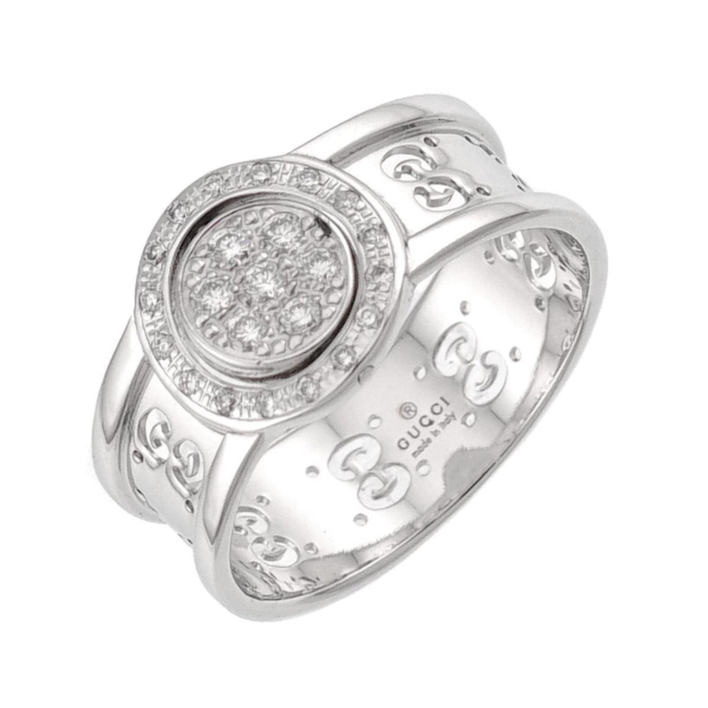 Icon Ring 18K White Gold and Diamond