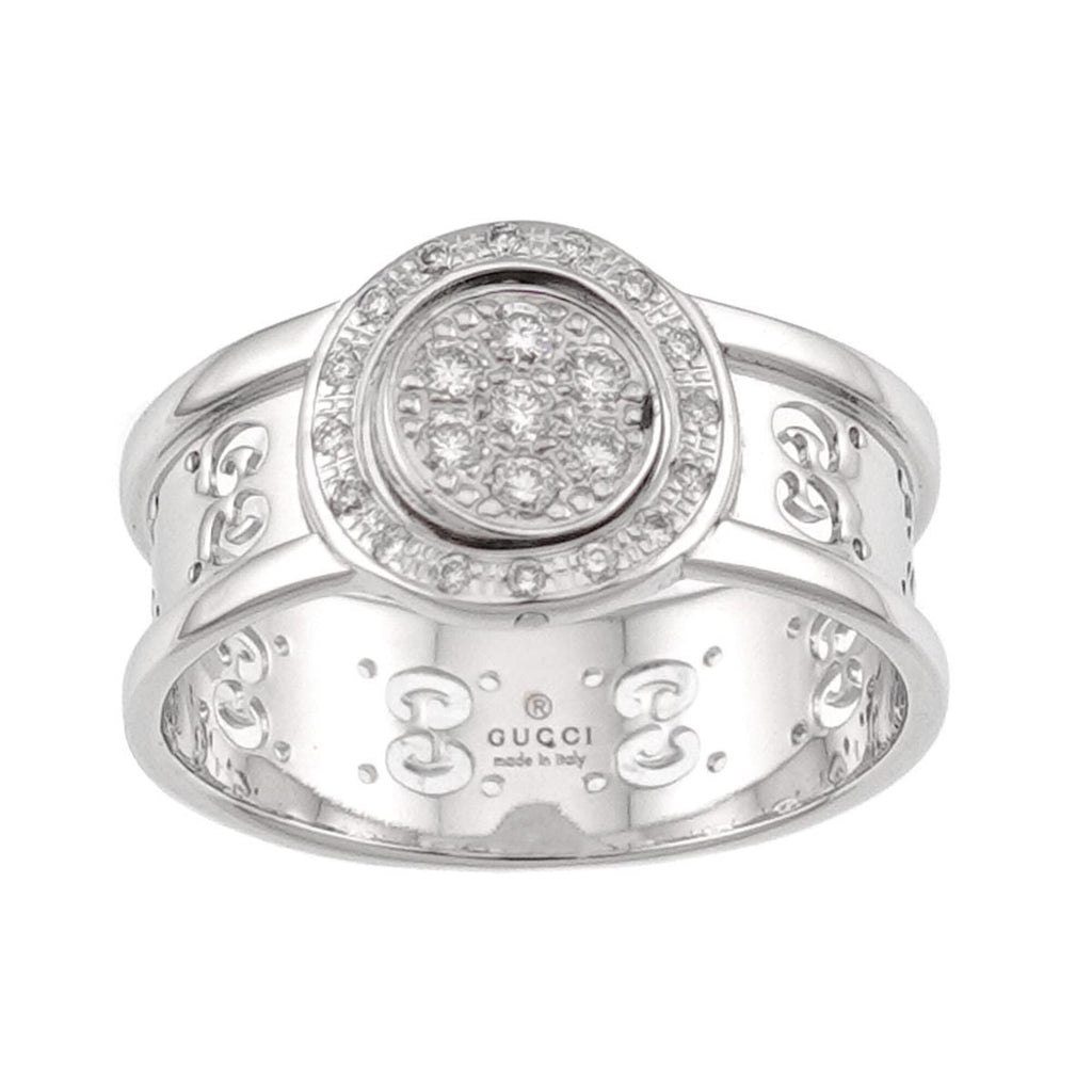 Icon Ring 18K White Gold and Diamond