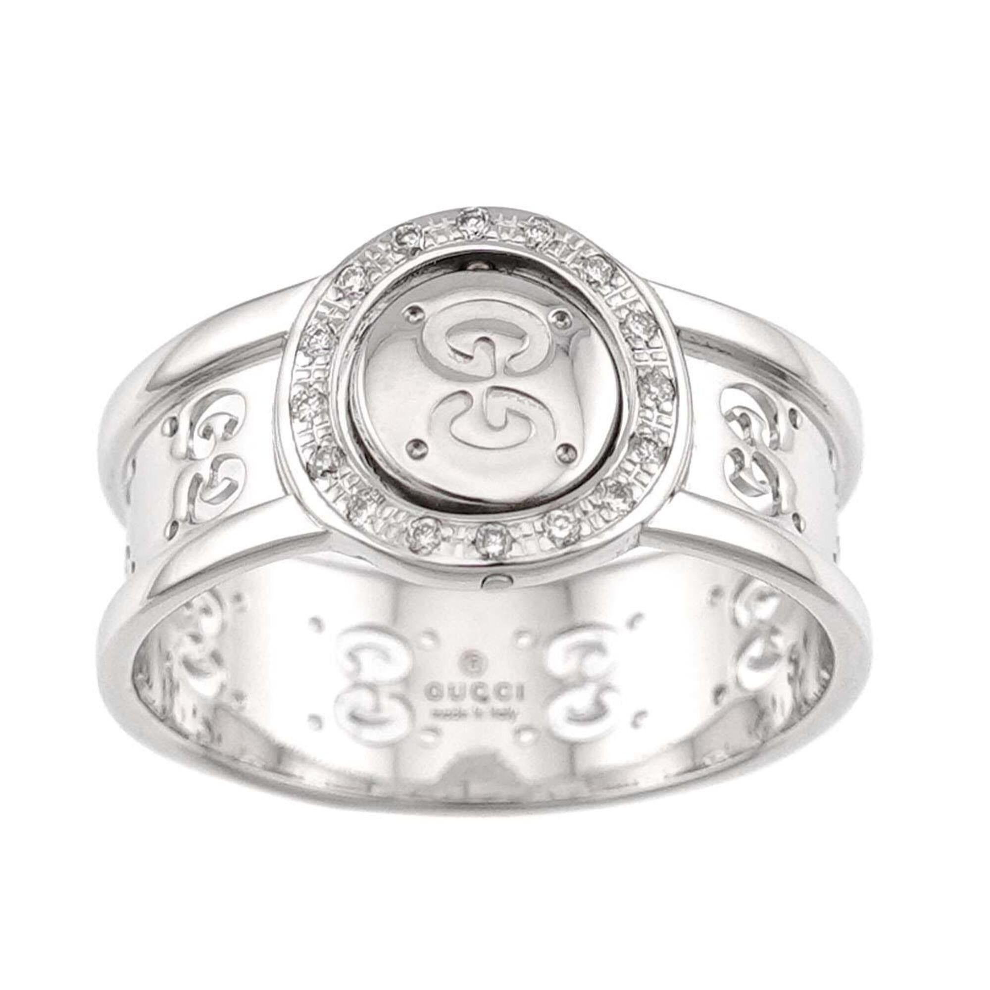 Icon Ring 18K White Gold and Diamond