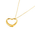 Heart Necklace Watch 18K Yellow Gold 22