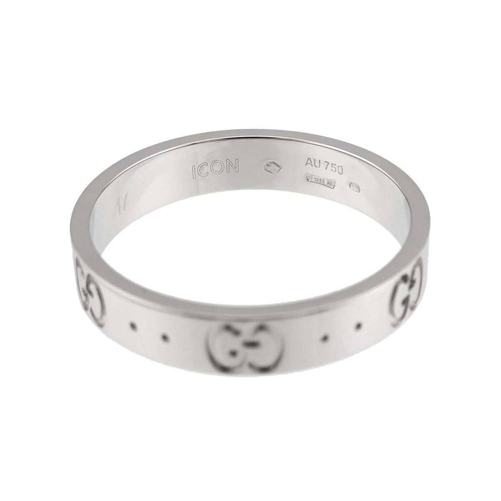 Band Ring 18K White Gold