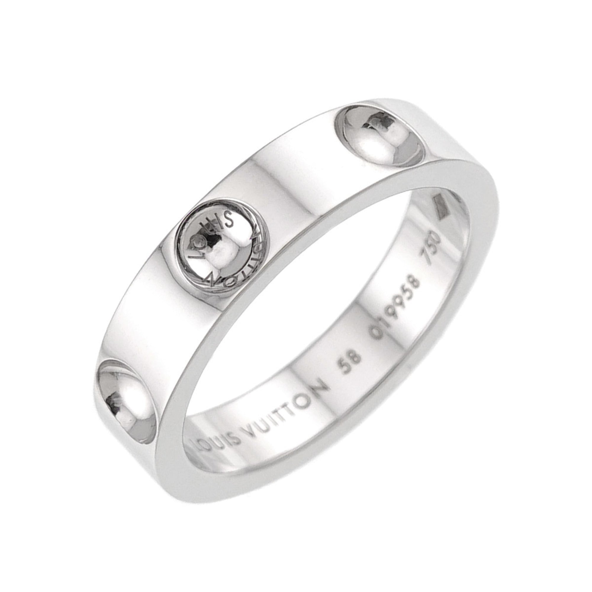 Band Ring 18K White Gold