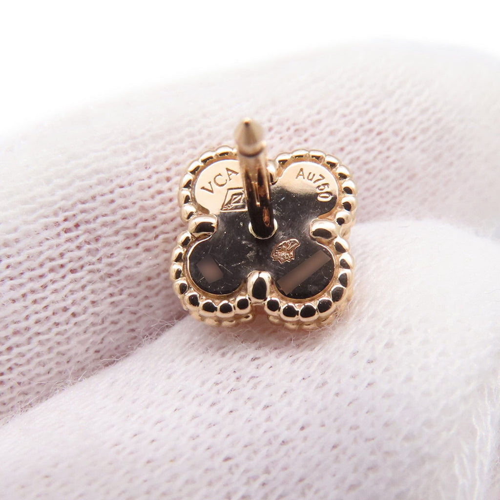 Sweet Alhambra Earrings 18K Rose Gold and Carnelian 18K Rose Gold