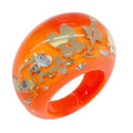 Band Ring Resin Orange