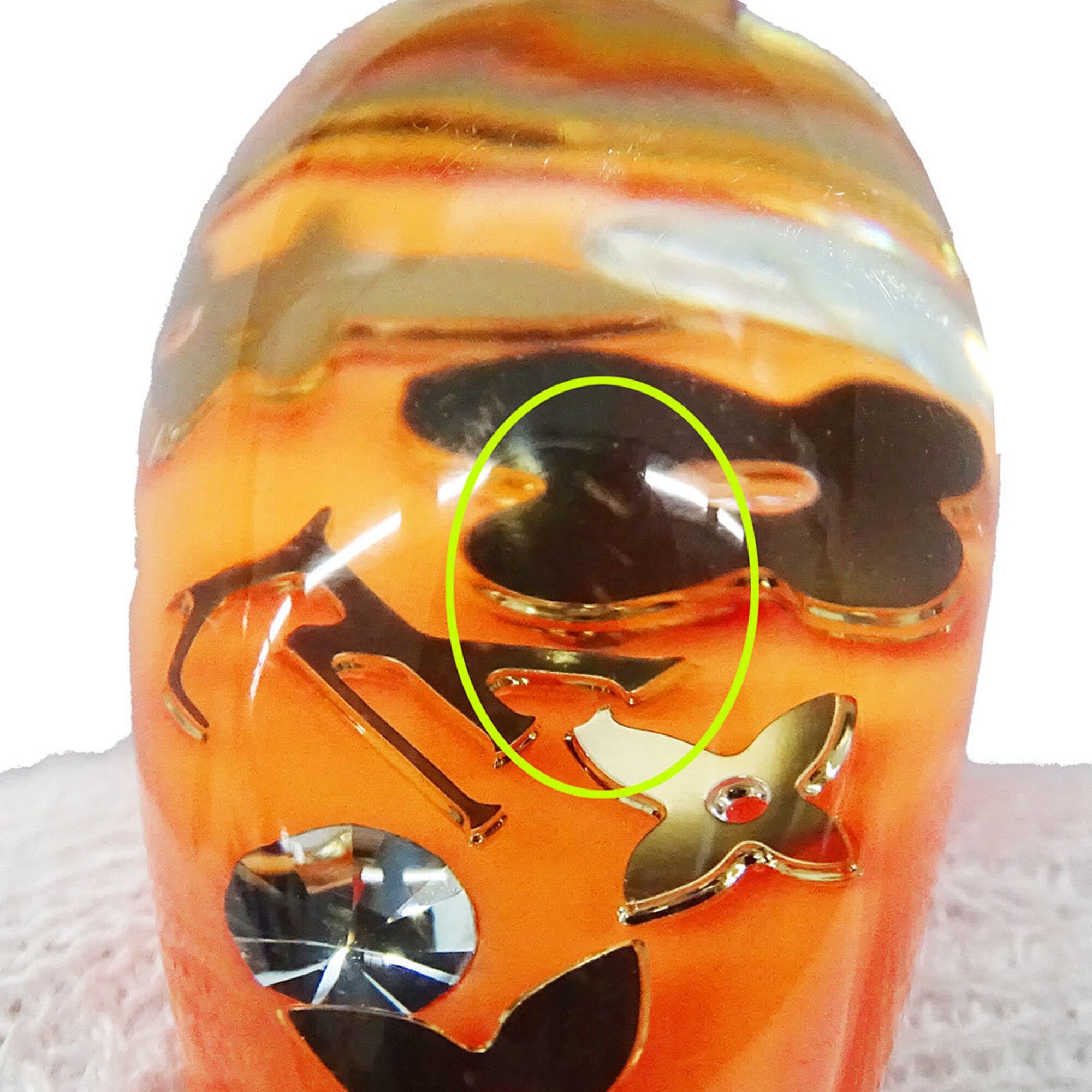Band Ring Resin Orange