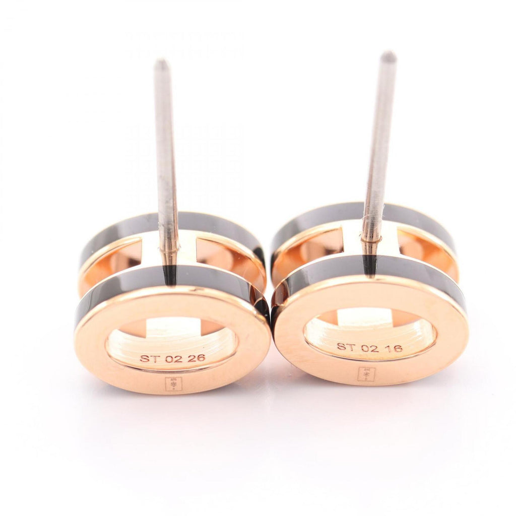 Pop H Earrings Gold-Tone Metal Gold-Tone Metal