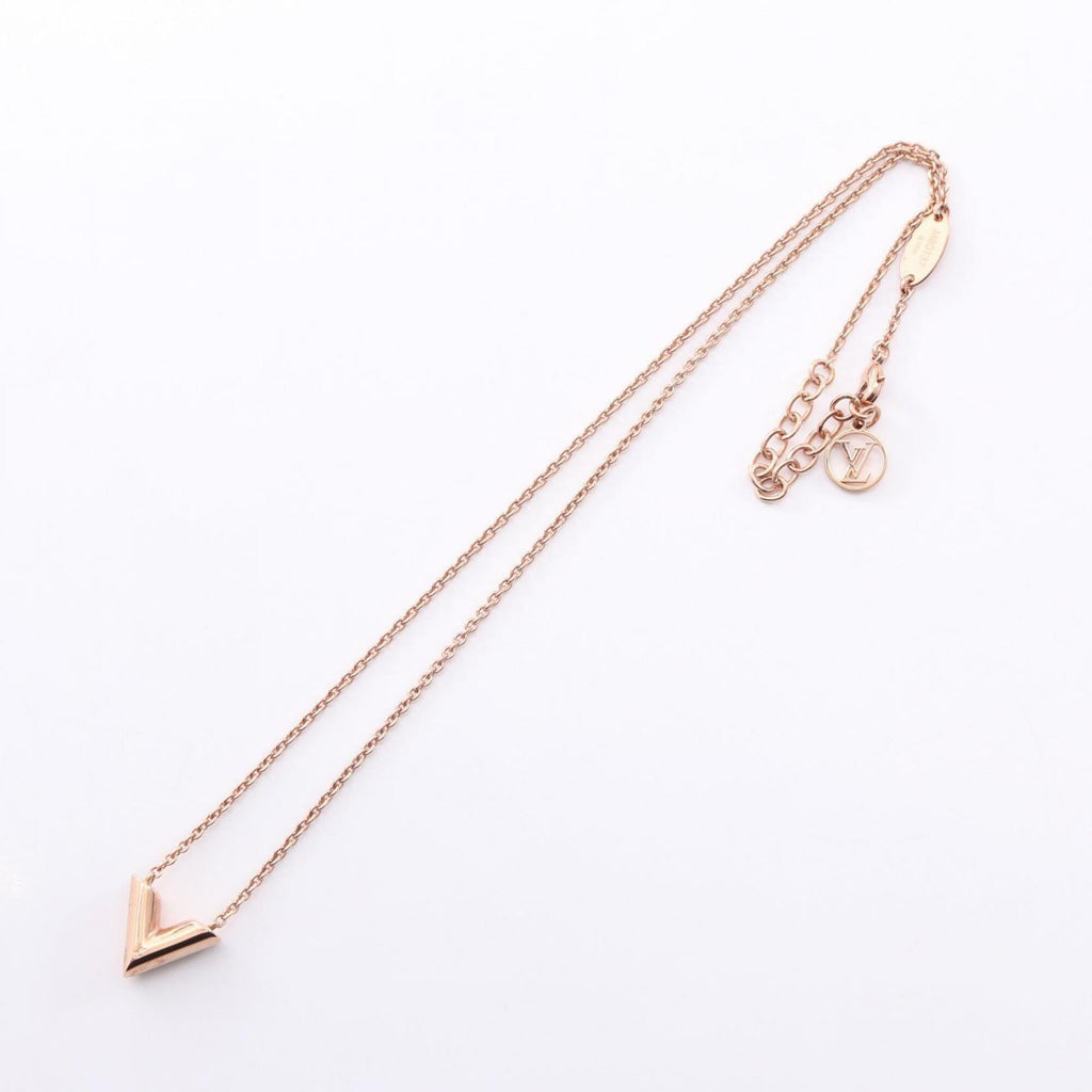 Essential V Pendant Necklace Gold