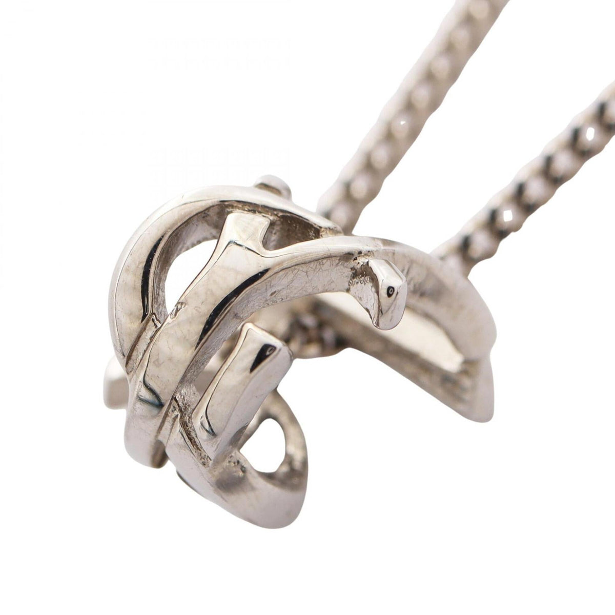 Pendant Necklace Silver Metal