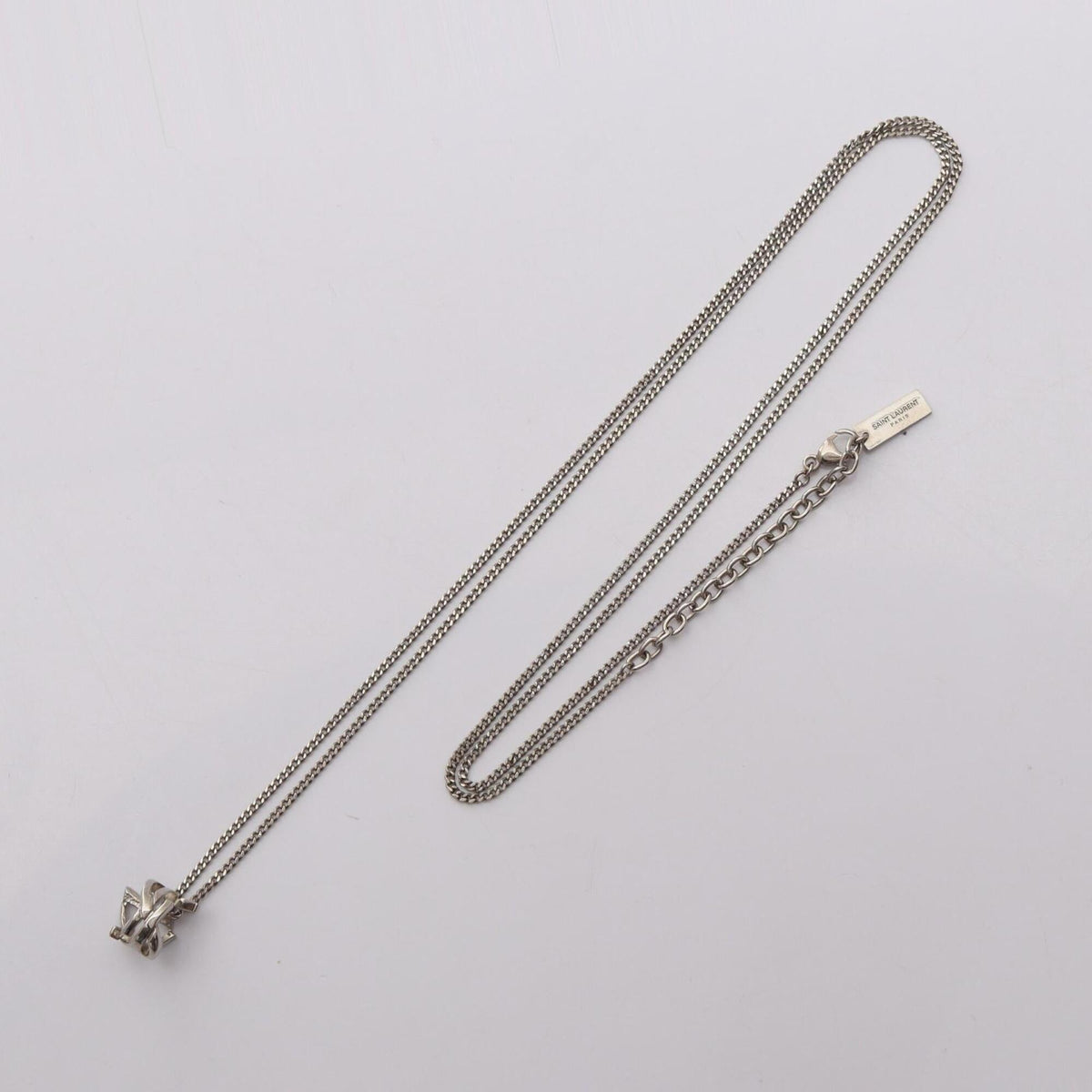 Pendant Necklace Silver Metal