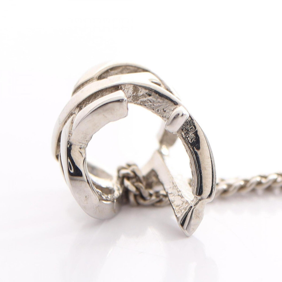 Pendant Necklace Silver Metal