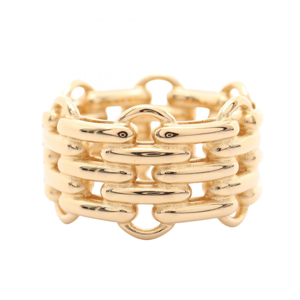 Chain Motif Ring Metal