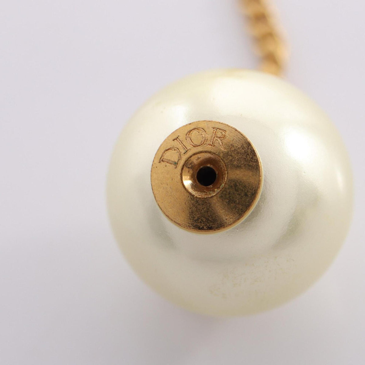 Tribal Earrings Artificial Pearl and Gold