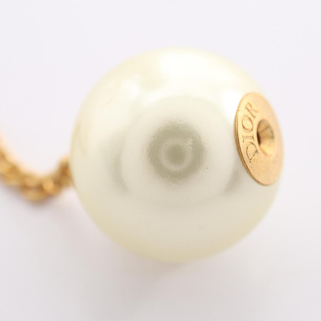 Tribal Earrings Artificial Pearl and Gold