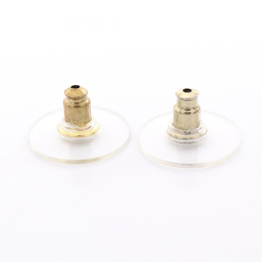 CC Logo Heart Earrings Metal Gold-Tone Metal