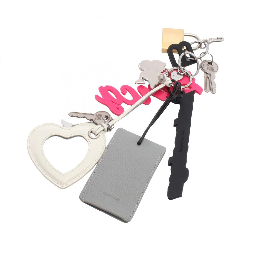 Turner Charm Leather and Metal and Silicone Multi-Color Handbag Charm