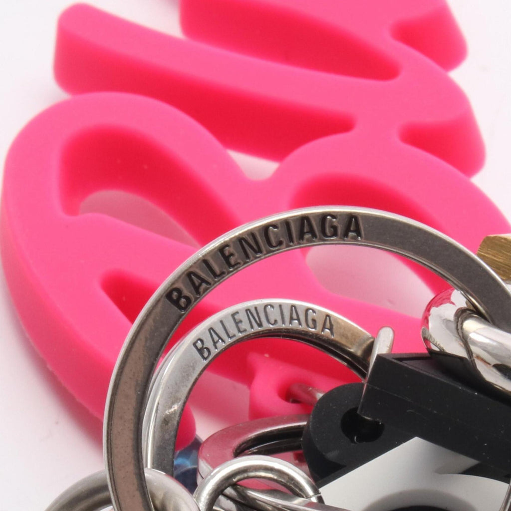 Turner Charm Leather and Metal and Silicone Multi-Color Handbag Charm