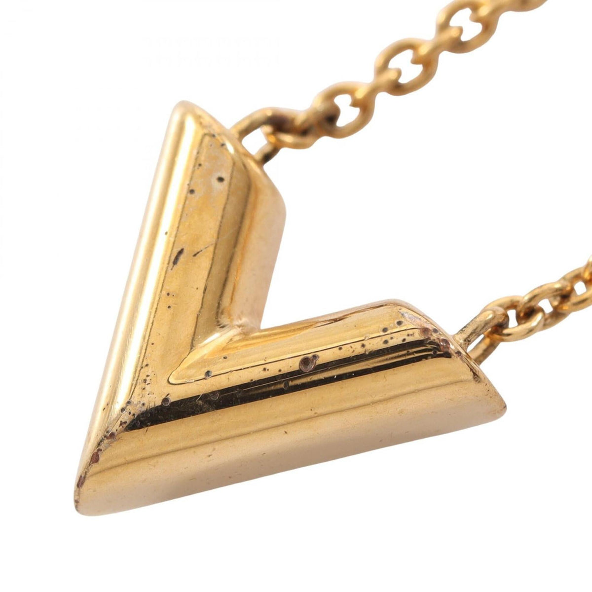 Essential V Pendant Necklace Gold Plated