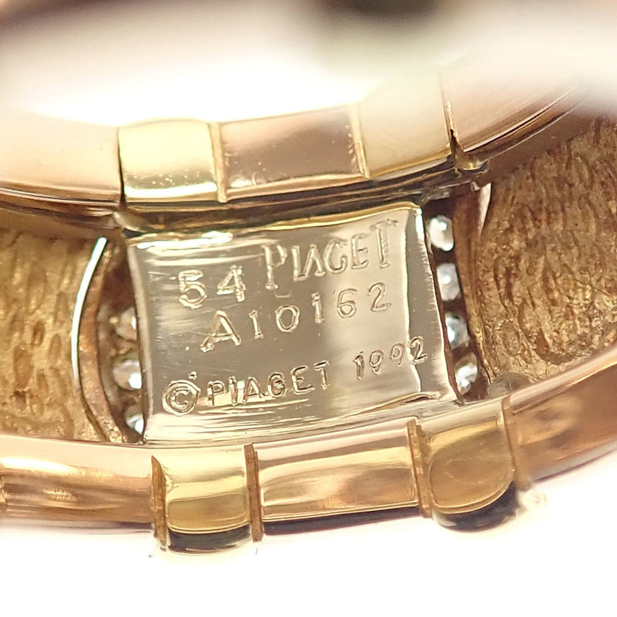 Tanagra Band Ring 18K Yellow Gold with Diamond