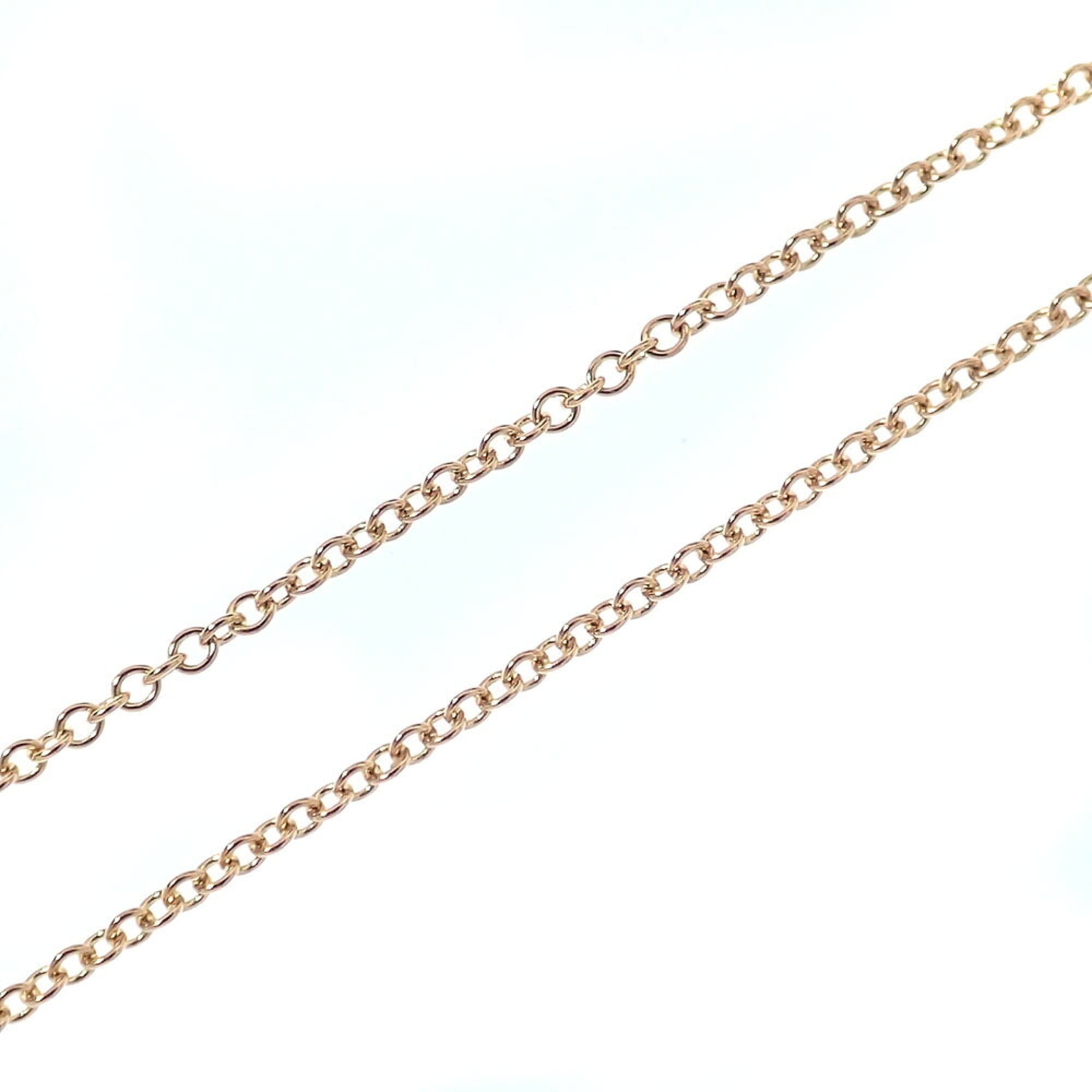 Elsa Peretti Diamonds By The Yard Pendant Necklace 18K Rose Gold and Diamond