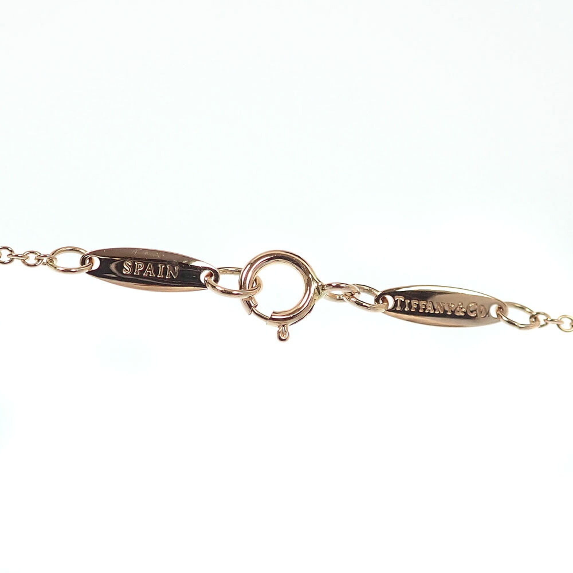 Elsa Peretti Diamonds By The Yard Pendant Necklace 18K Rose Gold and Diamond