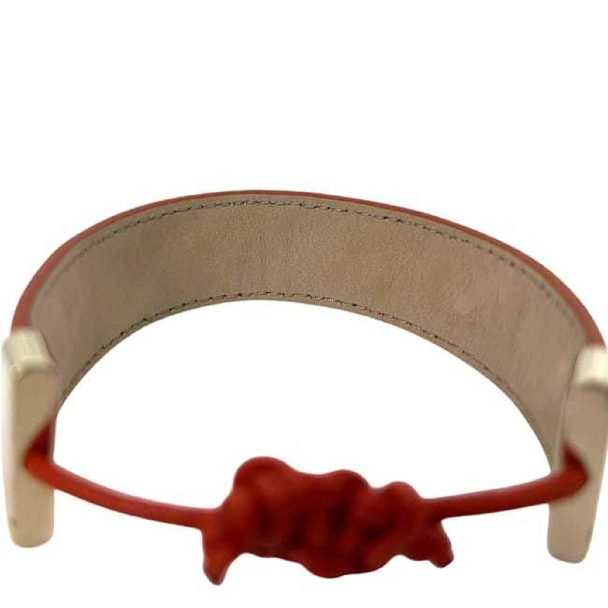 Bracelet Orange Leather