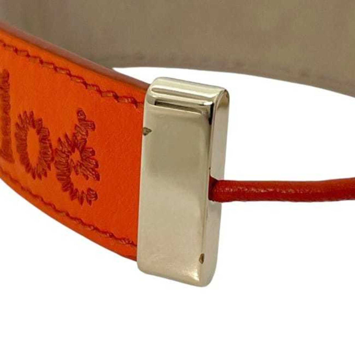 Bracelet Orange Leather