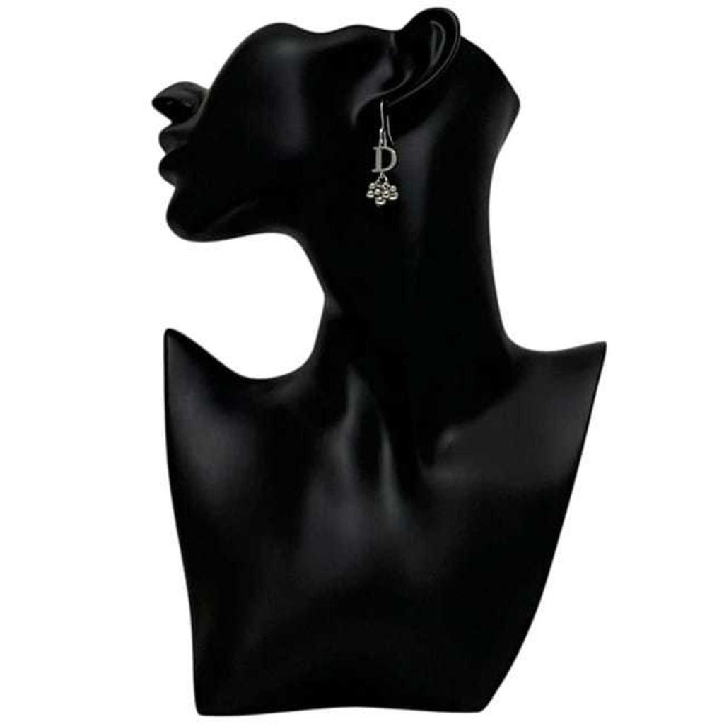 Earrings Silver-Tone Metal