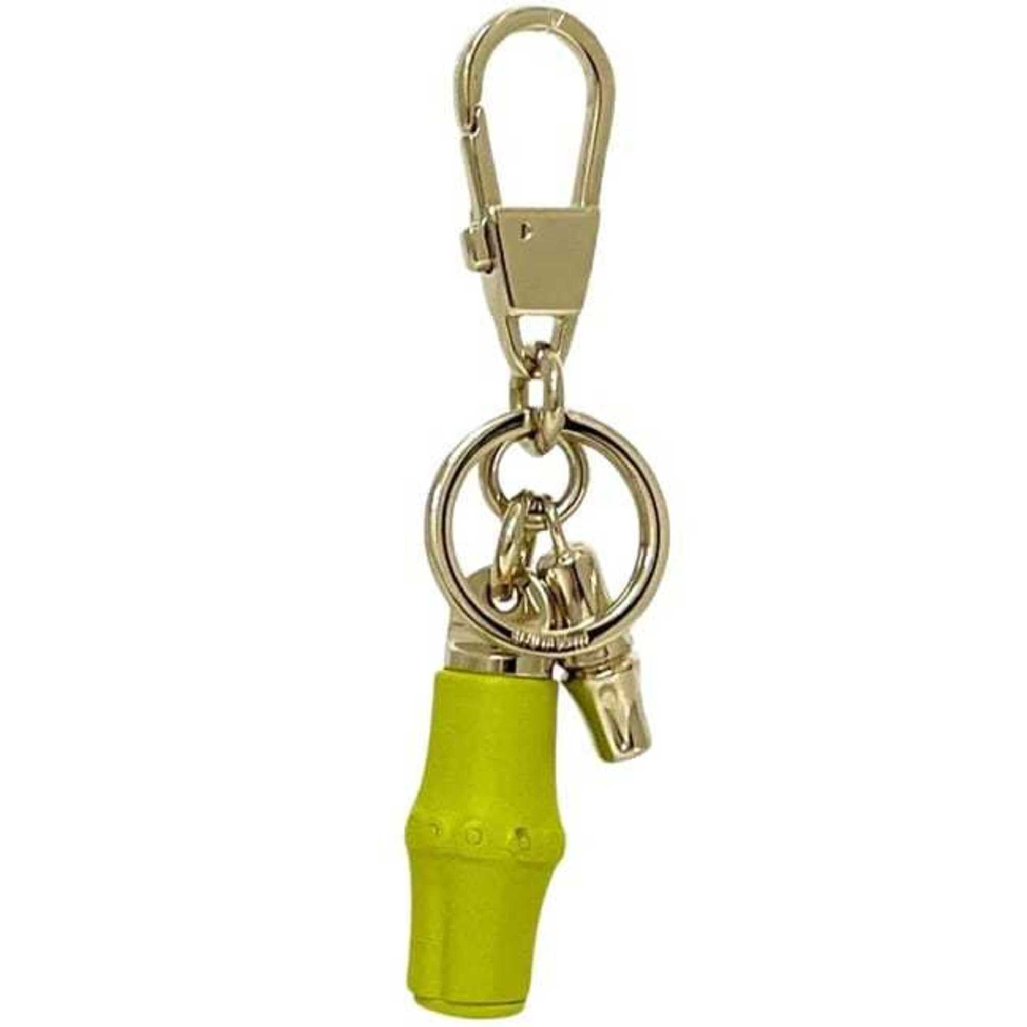 Charm Metal Gold and Light Green and Yellow Handbag Charm