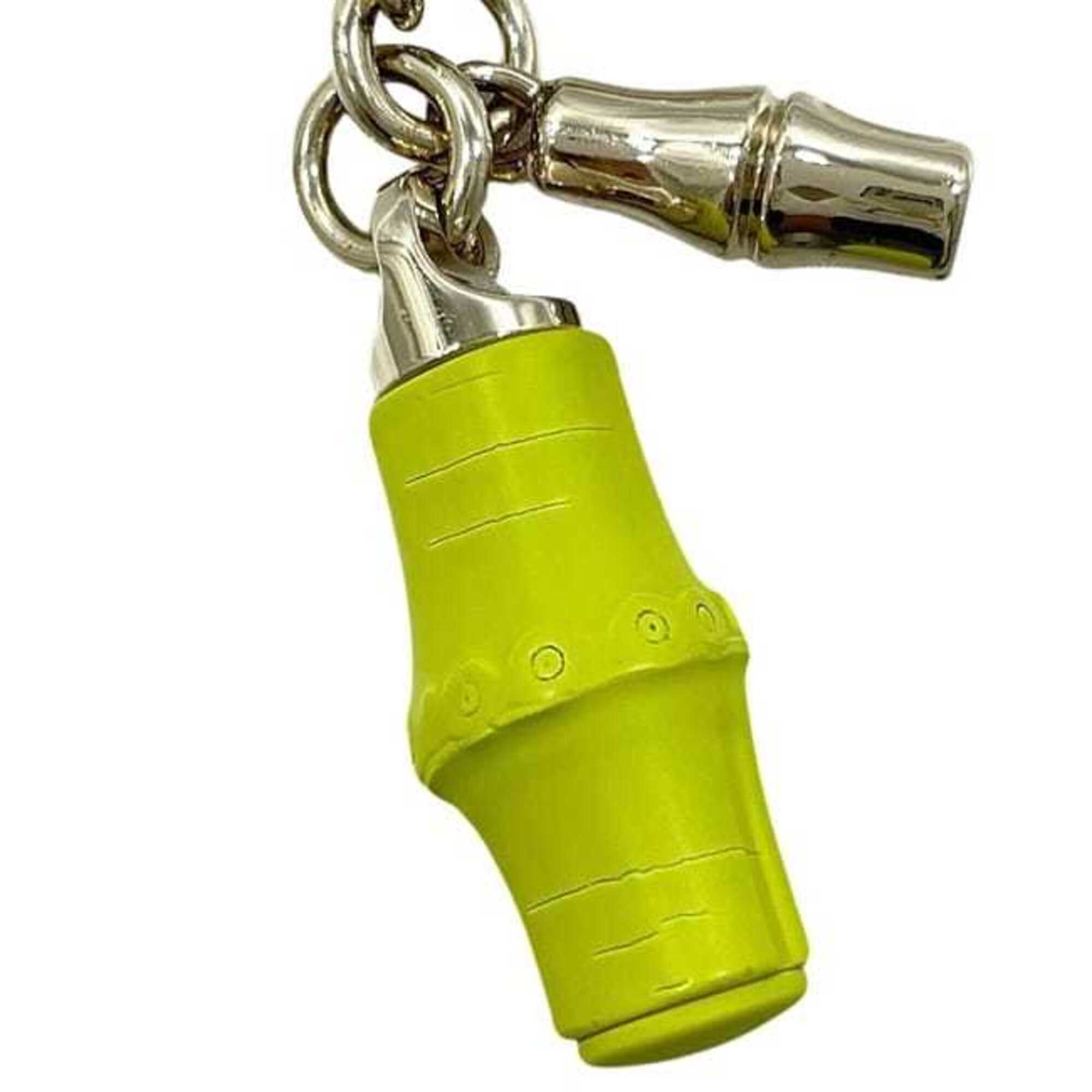 Charm Metal Gold and Light Green and Yellow Handbag Charm