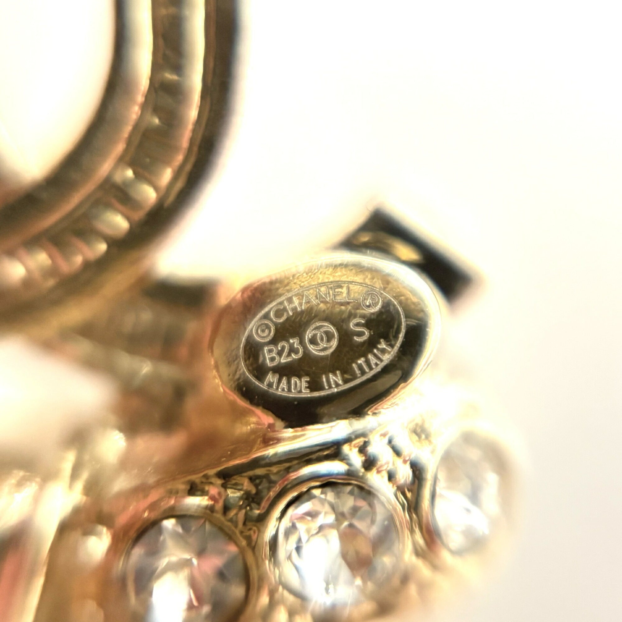 CC Logo Earrings Metal