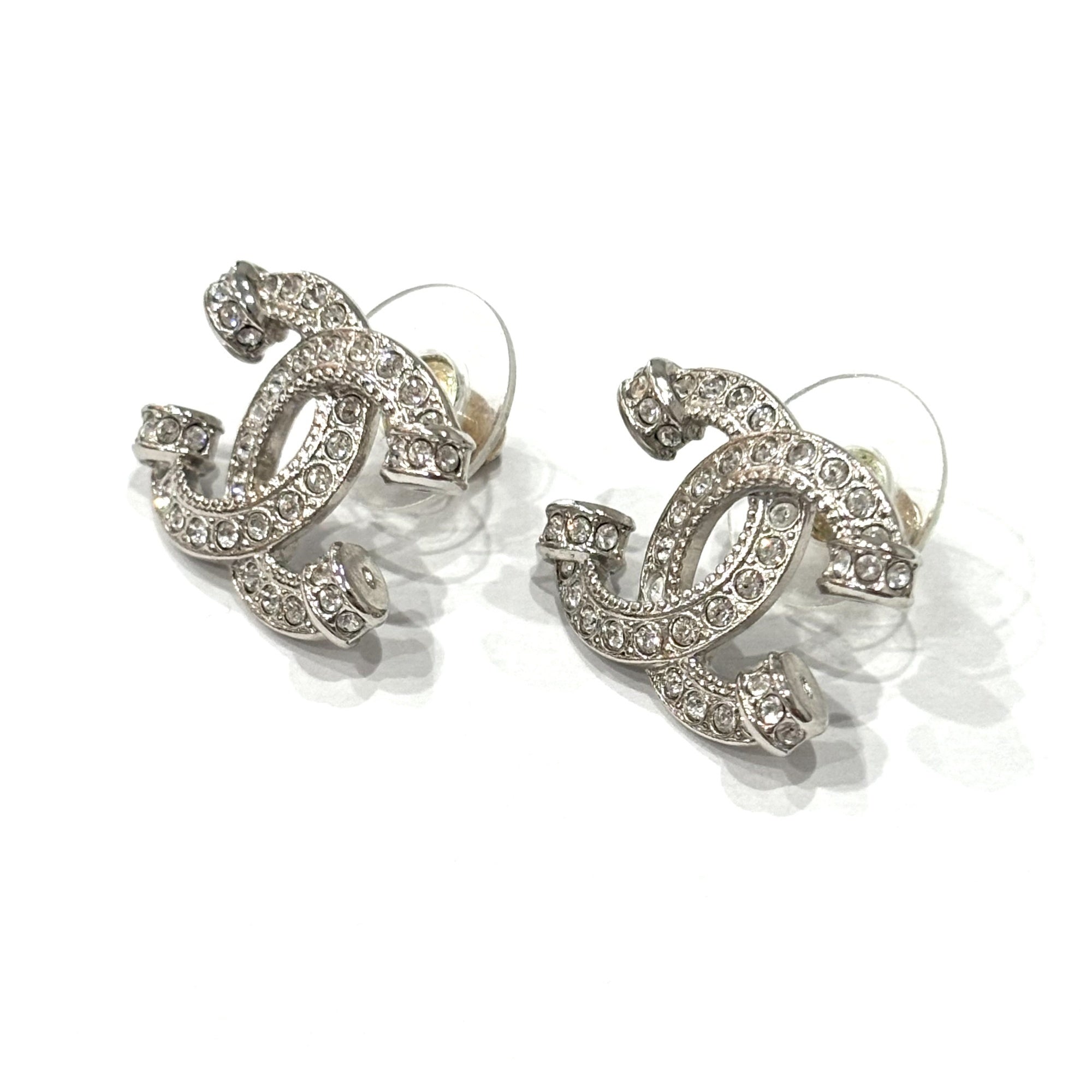 CC Logo Earrings Sterling Silver