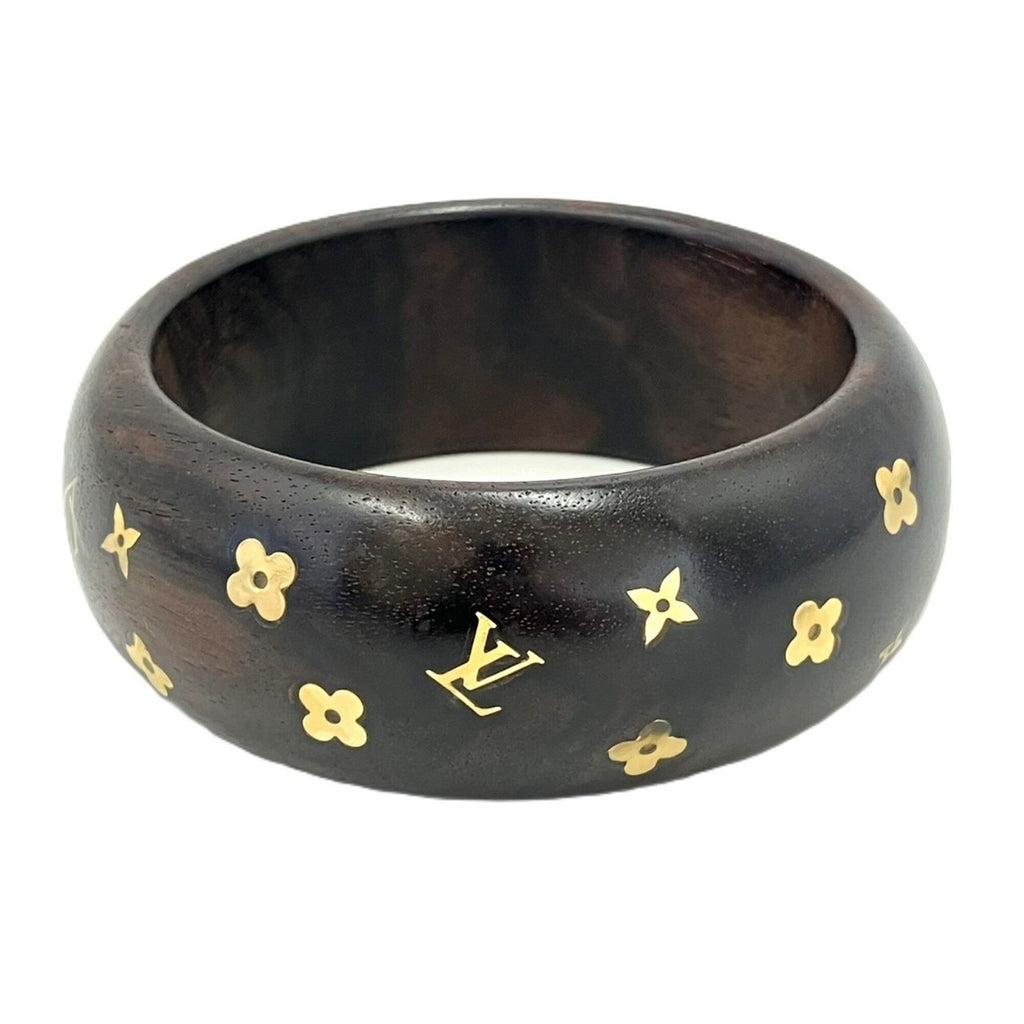 Sylvania Bracelet Brass and Wood Brown