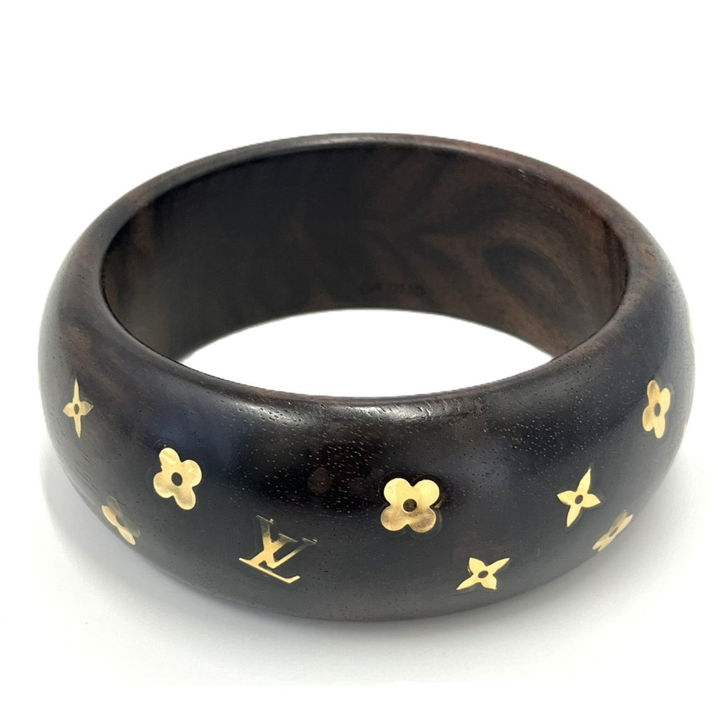 Sylvania Bracelet Brass and Wood Brown