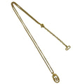 Vintage CD Pendant Necklace Gold