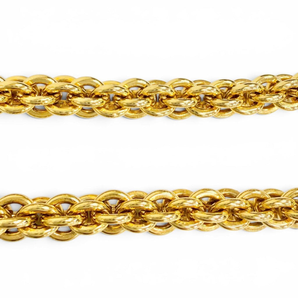 CC Logo Chain Pendant Necklace Metal
