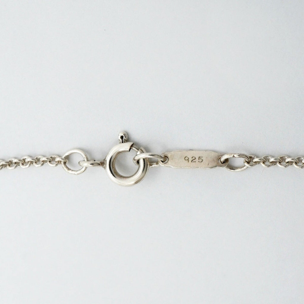 Pendant Necklace Sterling Silver and 18K Yellow Gold