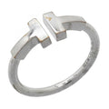 T Wire Ring 18K White Gold