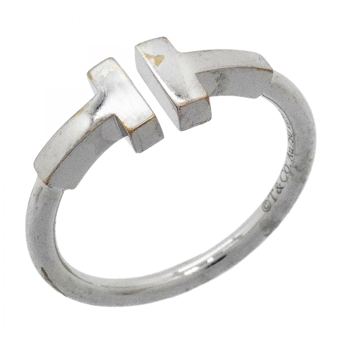 T Wire Ring 18K White Gold