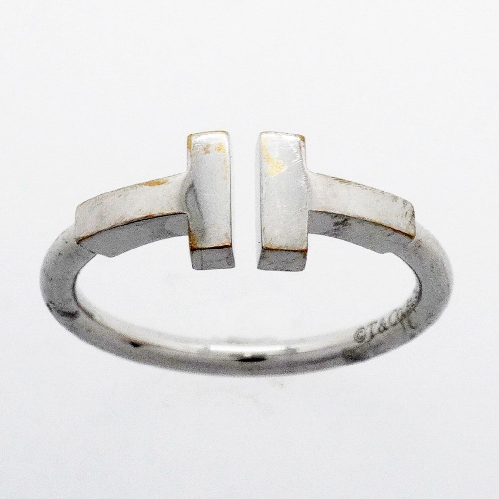 T Wire Ring 18K White Gold