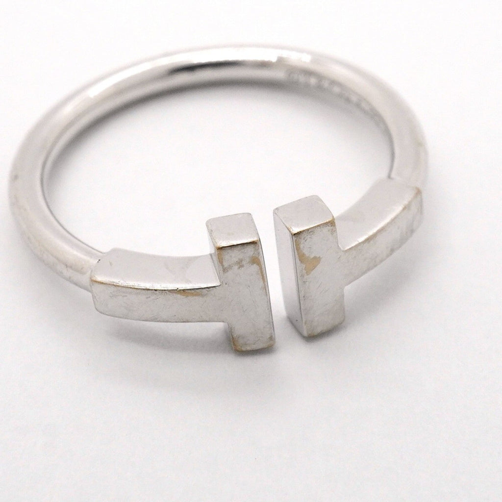 T Wire Ring 18K White Gold