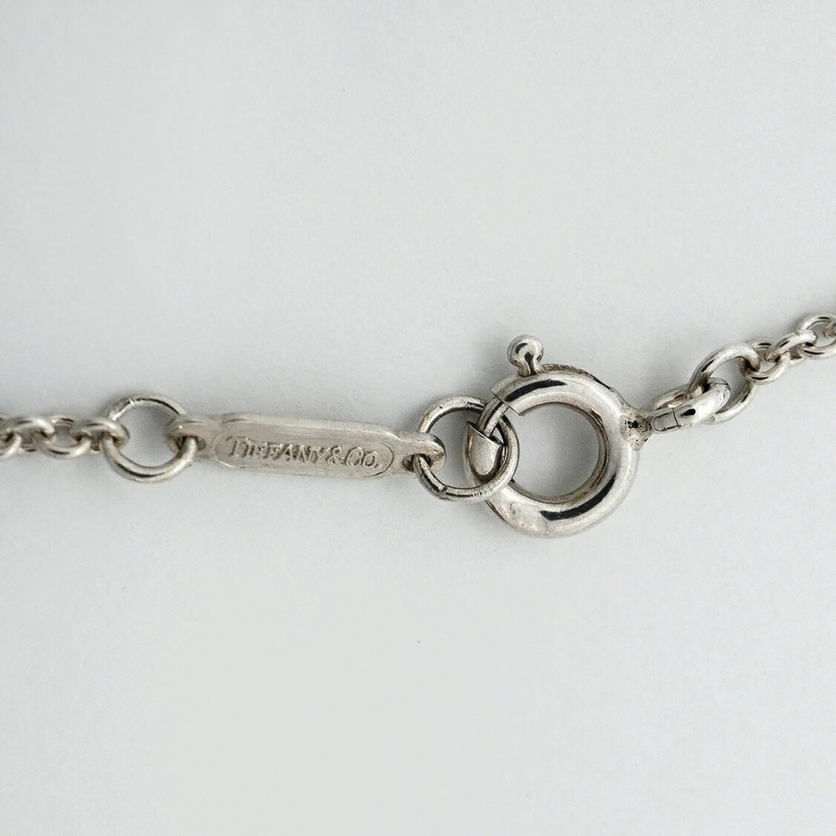 Ribbon Pendant Necklace Sterling Silver