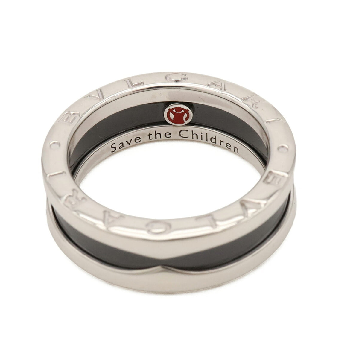B.Zero1 Ring Sterling Silver and Ceramic