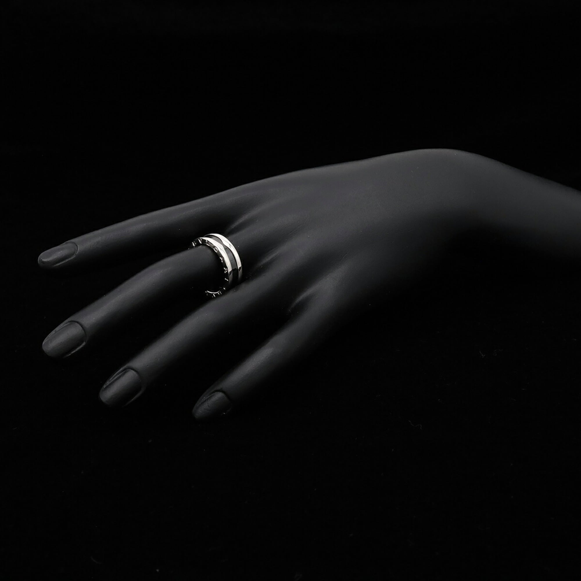B.Zero1 Ring Sterling Silver and Ceramic