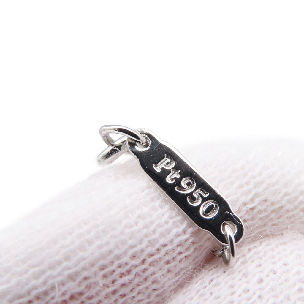Sentimental Heart Pendant Necklace Platinum