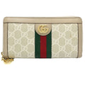 Ophidia Zip Around Wallet GG Coated Canvas